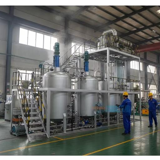 2噸廢機油提煉柴油設備